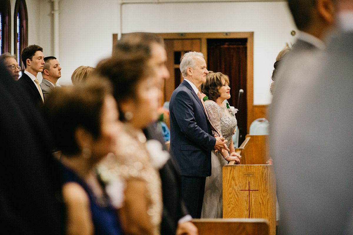 wedding ceremony at most blessed sacrament parish | greater boston area