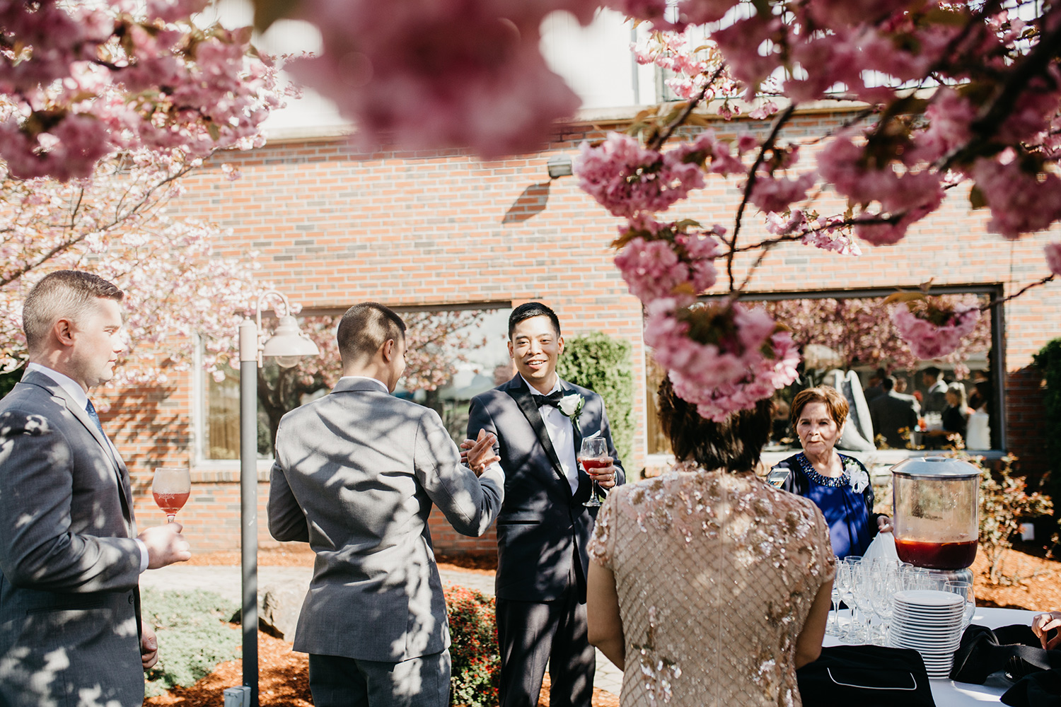 wedding reception at danversport yatch club | boston candid wedding photographer